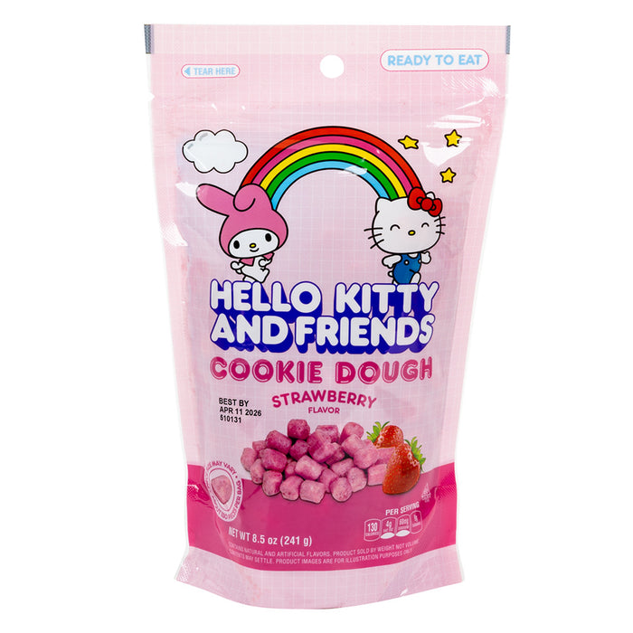 Hello Kitty and Friends Strawberry Cookie Dough Candy Pouch - 10 Count