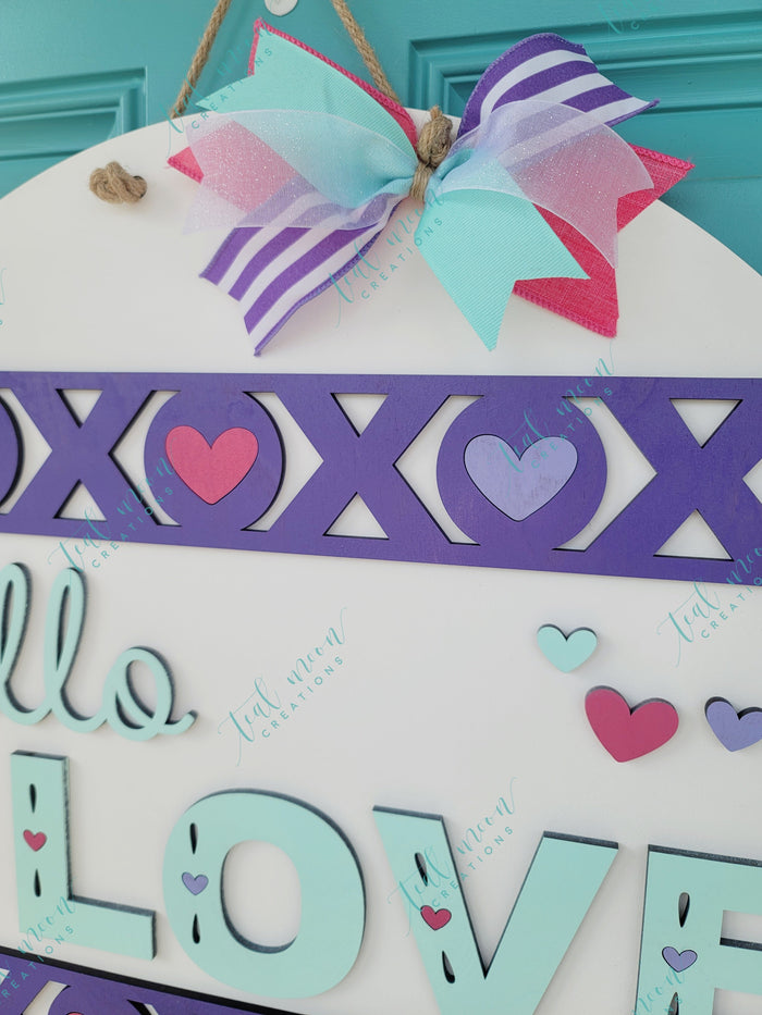 Hello Love Door Hanger- wholesale