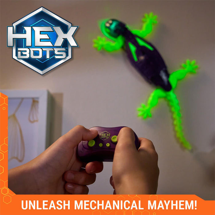 Hex Bots Glowing Wall Crawler Gecko