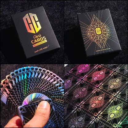 Holographic Chris Cards Playing Cards by Chris Cards