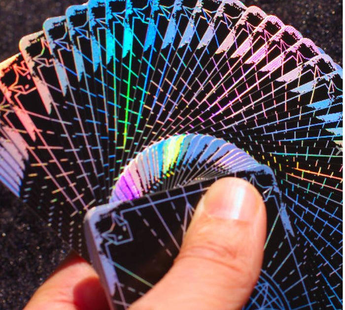Holographic Chris Cards Playing Cards by Chris Cards