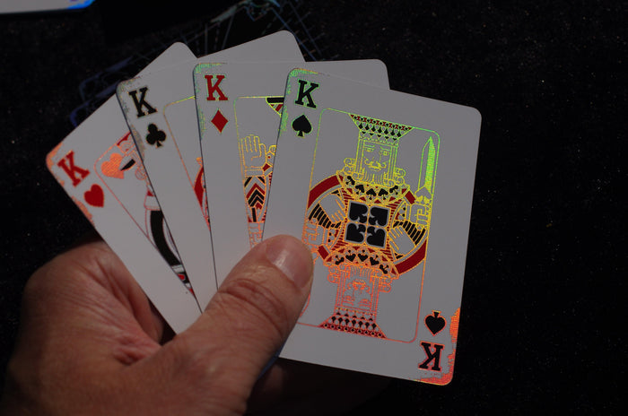 Holographic Chris Cards Playing Cards by Chris Cards