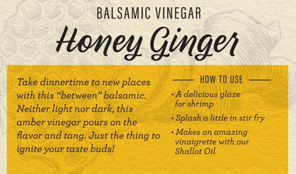 Honey Ginger Light Balsamic Vinegar