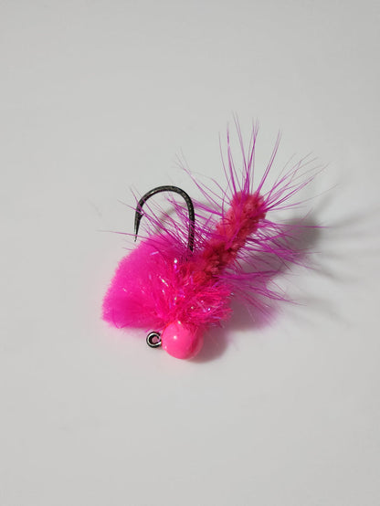 Hot pink head