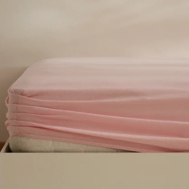 Housse de matelas Jersey Karaca Home, 100x200+30 cm, Rose Poudré