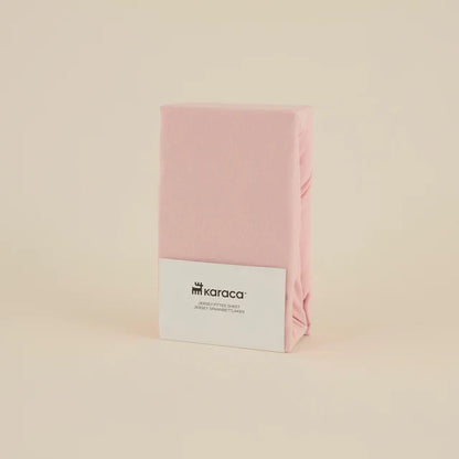Housse de matelas Jersey Karaca Home, 160x200+30 cm, Rose Poudré