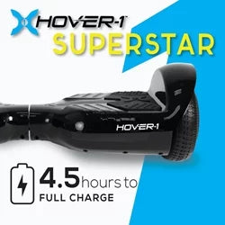 HOVER-1 SUPERSTAR+GO-KART/BUGGY COMBO HOVERBOARD GUNMETAL