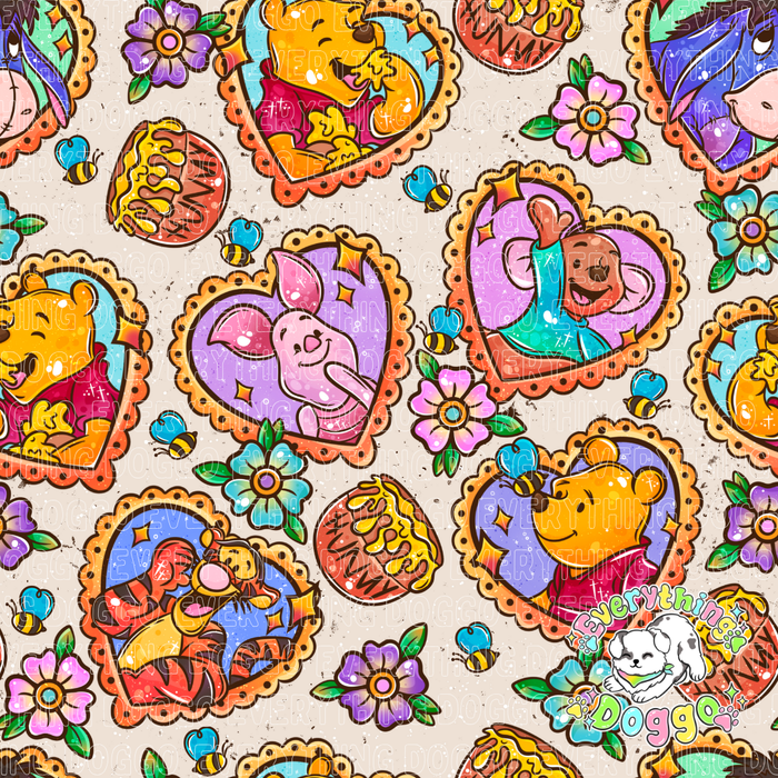 Hunny Tattoo Hearts - Bandana