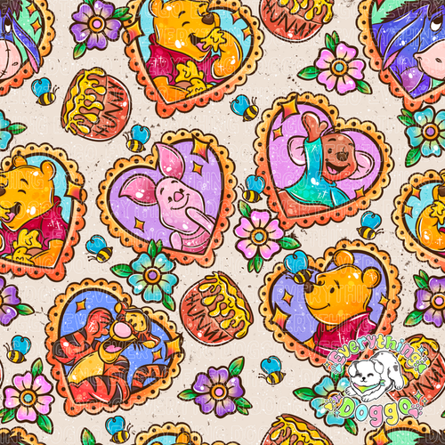 Hunny Tattoo Hearts - Bandana