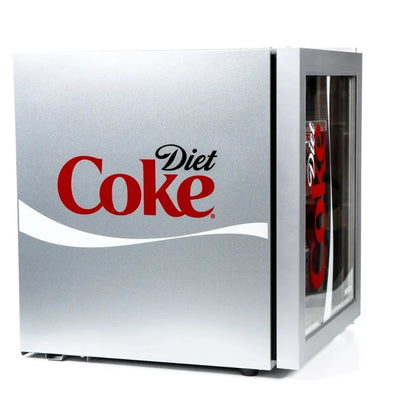 Husky 48 Litre Diet Coke Mini Fridge Cooler - Silver | HUS-HY209-HU-E