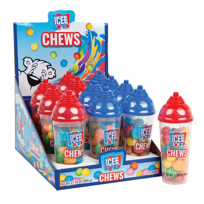 Icee Chews Candy Cup - 12 Count