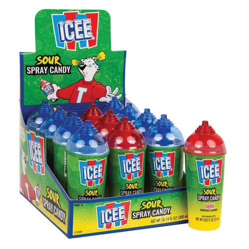 Icee Sour Spray Candy - 12 Count
