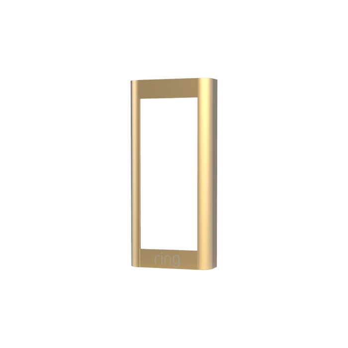 Gold Metal:Interchangeable Faceplate (Video Doorbell Wired)