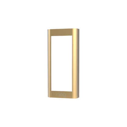 Gold Metal:Interchangeable Faceplate (Video Doorbell Wired)