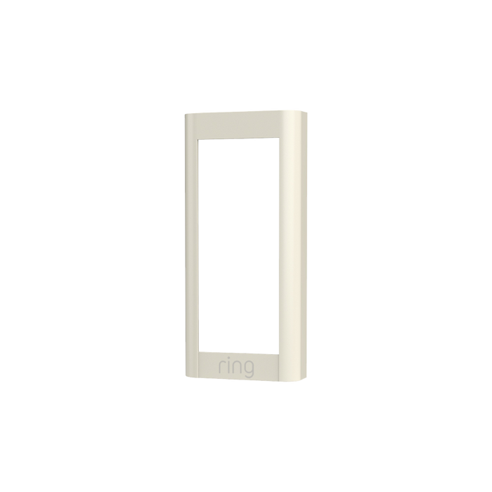 Pearl White:Interchangeable Faceplate (Video Doorbell Wired)