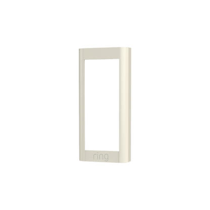 Pearl White:Interchangeable Faceplate (Video Doorbell Wired)