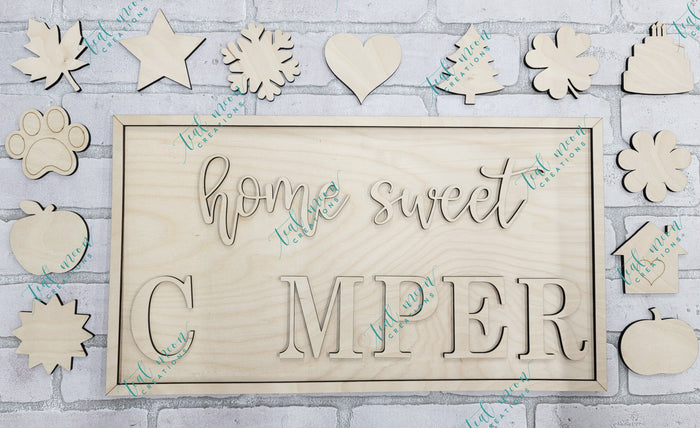 Interchangeable Home Sweet Camper