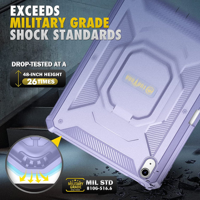 iPad A16 11th Gen/ iPad 10th Gen Tuatara Rugged  Kickstand Case with Screen Protector | Fintie