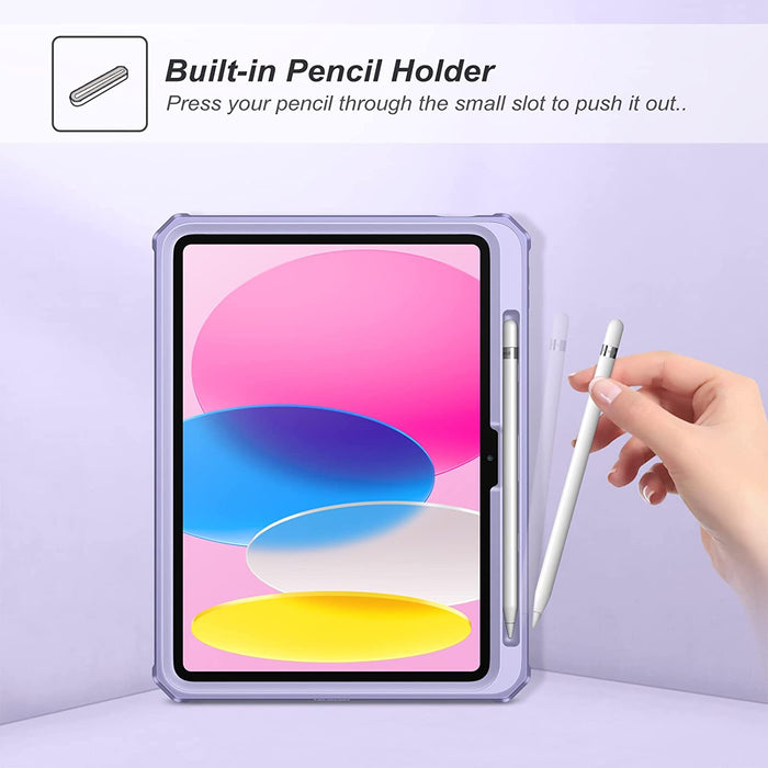 iPad A16 11th Gen/ iPad 10th Gen Tuatara Rugged  Kickstand Case with Screen Protector | Fintie