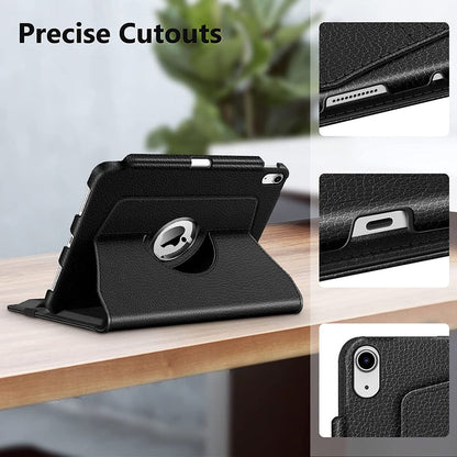iPad (A16) 11th Gen/iPad 10th Gen 360-Degree Rotating Case w/Pencil Holder | Fintie