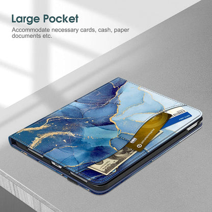 ipad 10.9 10th gen cover in ocean marble