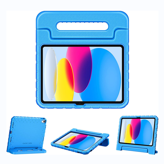 iPad A16 Chip 2025 11-Inch, iPad 10th Gen 10.9" 2022 Kid-Friendly EVA Shockproof Case w/ Pencil Holder | Fintie