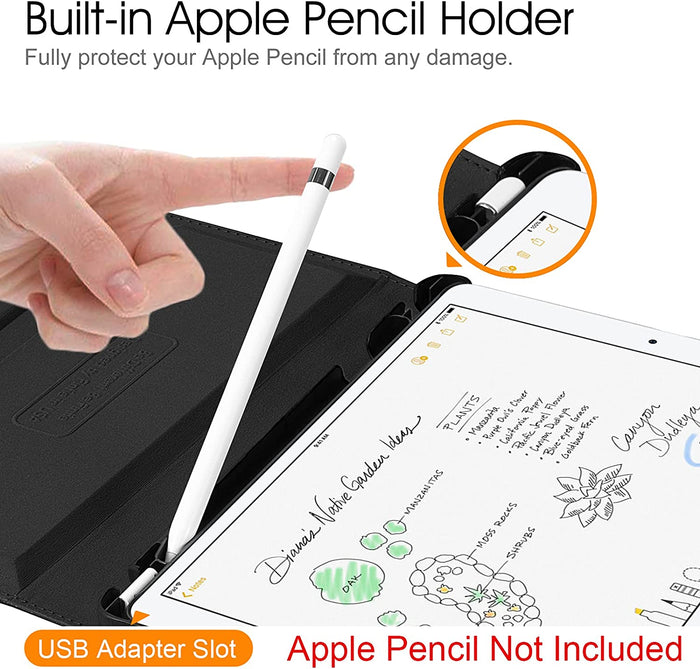 iPad Air 3 (2019)/iPad Pro 10.5 (2017) 360-Degree Rotating Case w/ Pencil Holder | Fintie