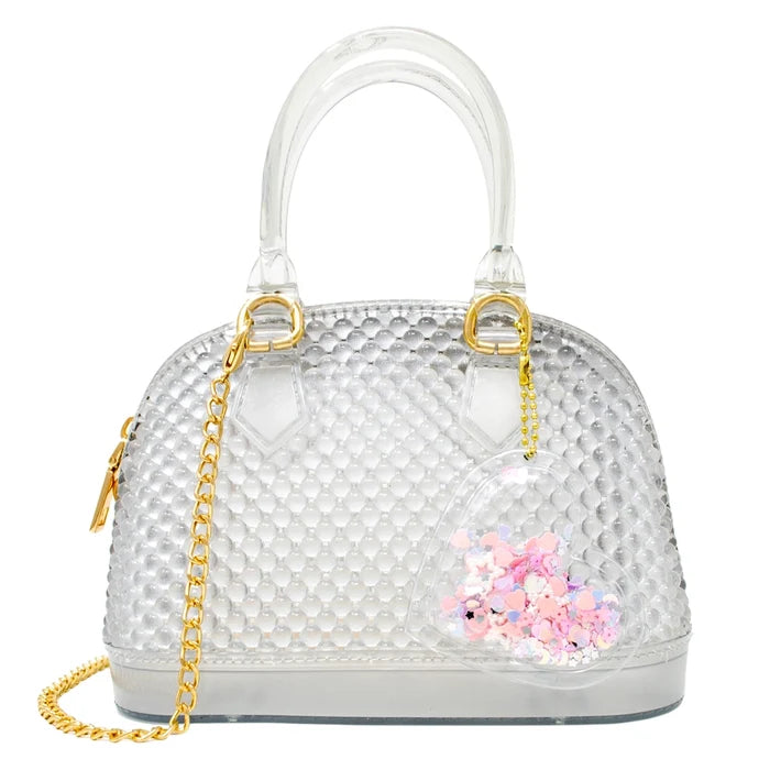 Jelly Bead Bowling Bag Clear
