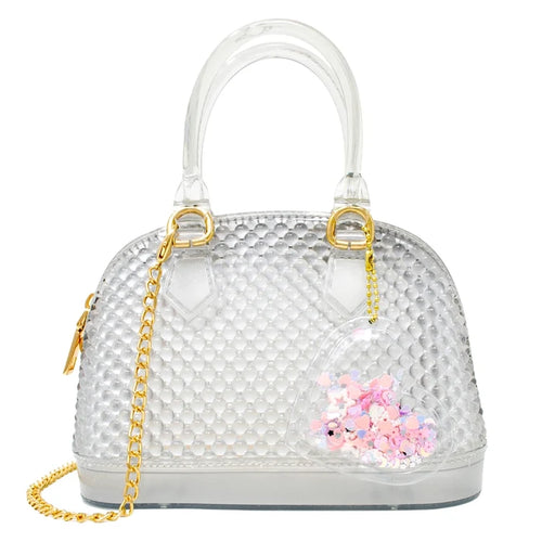Jelly Bead Bowling Bag Clear
