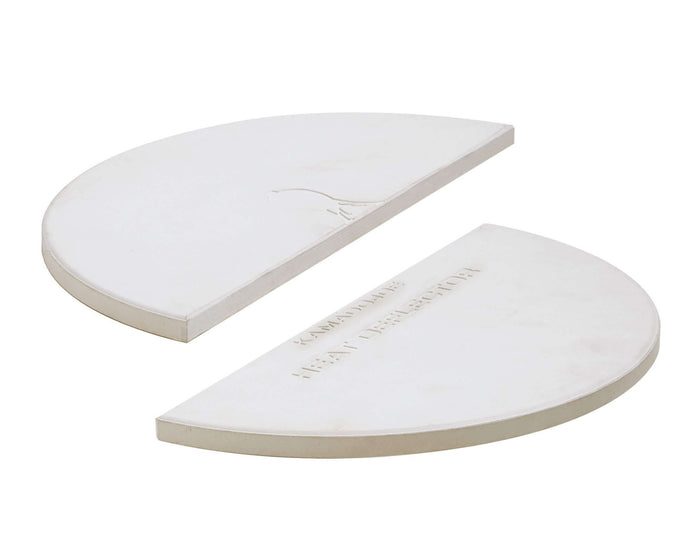 Kamado Joe Classic Half Moon Deflector Plate (Set of 2) - KJ-HDP - Smoker Guru