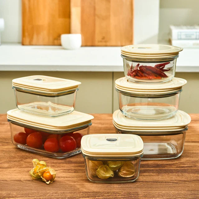 Karaca Creme Récipient de Conservation Sous Vide 0,83 L