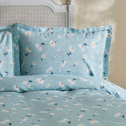 Karaca Daisy, Ensemble en Piqué 100% Coton, Double, Menthe