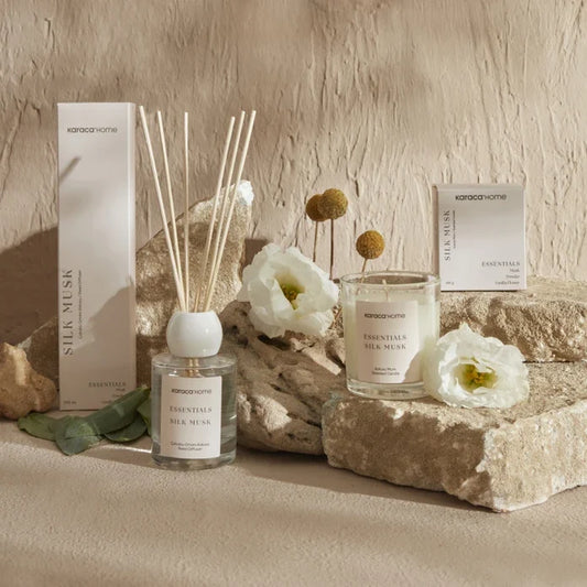 Karaca Home Essentials Silk Musk Parfum d'intérieur avec bâtonnets 100 ml