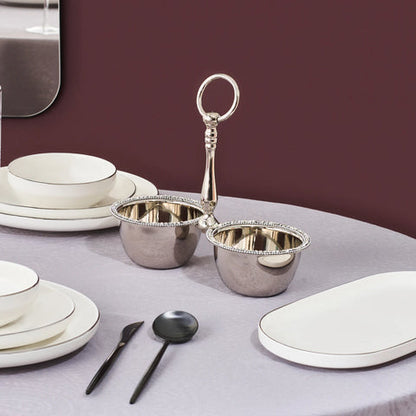 Karaca Home Majesty Set de 2 Coupelles à Snacks