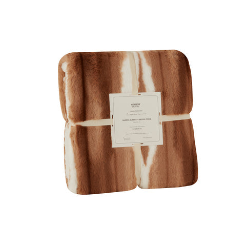 Karaca Rabbit, Couverture, 150x200cm, Marron