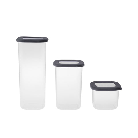 Karaca Rise Ensemble de 9 Contenants de Rangement Anthracite