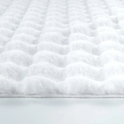 Kaşmir Halı Cosy Premium Bubble Blanc Ovale 100x150 cm