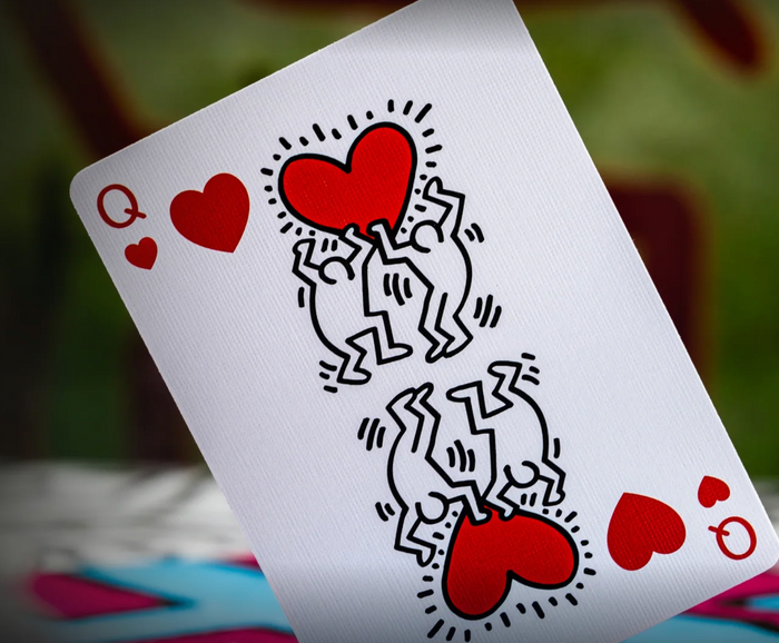 Keith Haring Playing Cards Playing Cards by Theory11