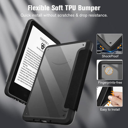 Kindle 11th Gen (6-Inch, 2024/2022) Hybrid Slim Case | Fintie