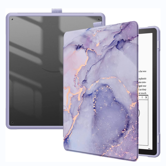 Kindle Scribe 10.2-inch (2024/2022) Hybrid Slim Case w/ Transparent Back Shell | Fintie