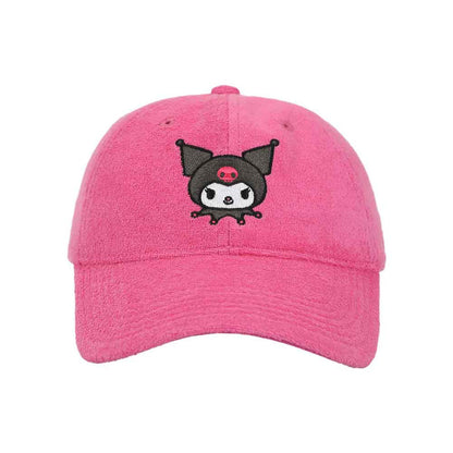 Kuromi Terry Cloth Embroidered Hat