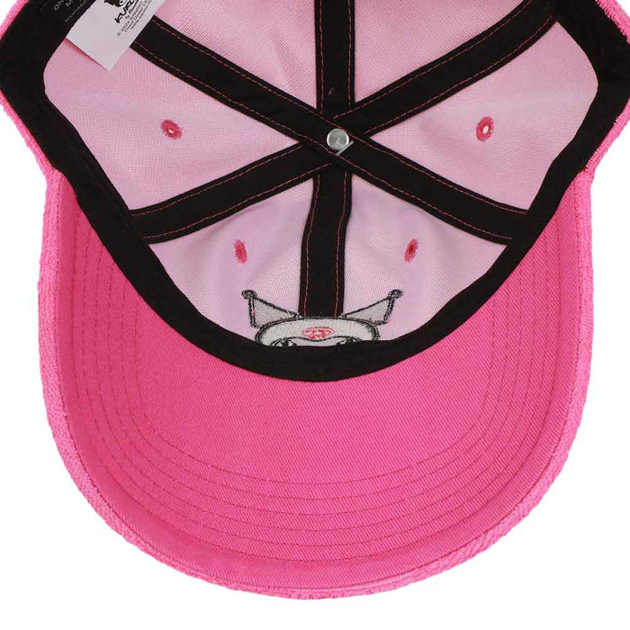 Kuromi Terry Cloth Embroidered Hat