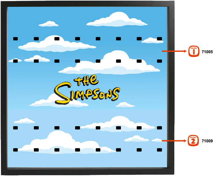 Large Frame for Lego® Simpsons series Minifigures