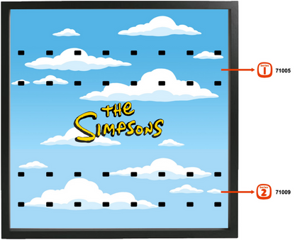 Large Frame for Lego® Simpsons series Minifigures