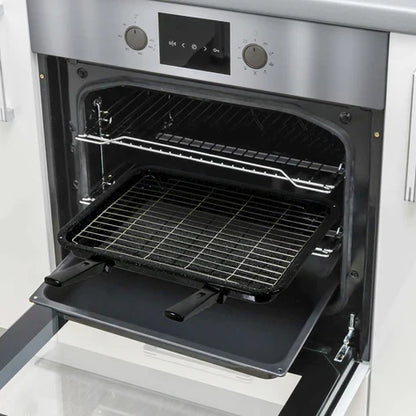 Large Grill Pan, Rack & Dual Detachable Handles Universal | Electrolux | AEG Oven Cookers
