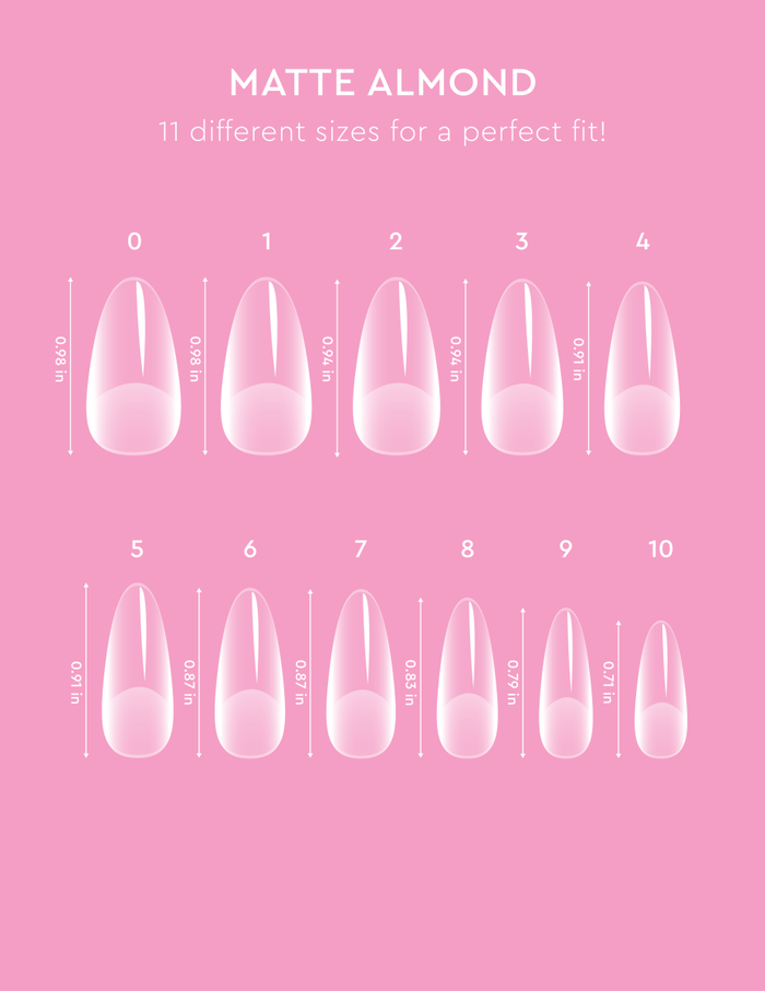 Le Soft Gel Tips - Matte Almond - Accessories