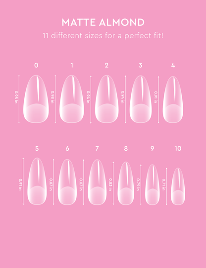 Le Soft Gel Tips - Matte Almond - Accessories