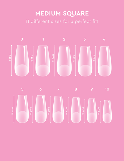 Le Soft Gel Tips - Medium Square - Accessories