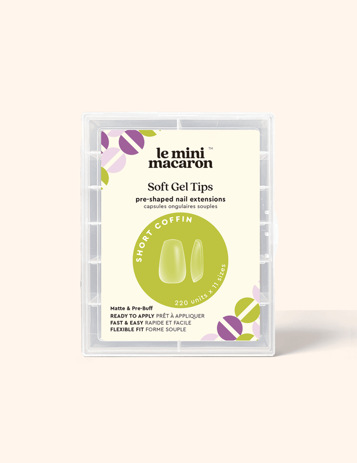 Le Soft Gel Tips - Short Coffin - Accessories