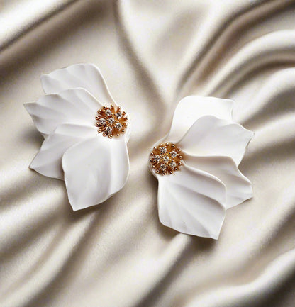 LEA Floral Statement Earrings